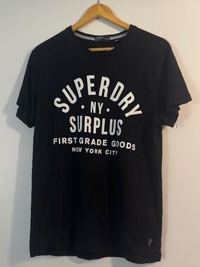 Superdry Black Muscle Tee